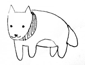 犬の絵の画像